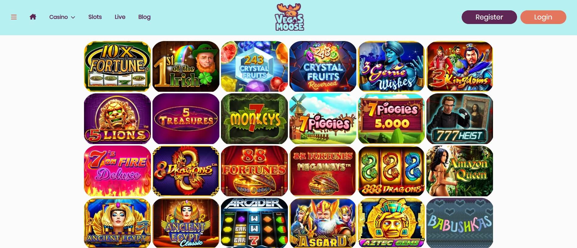 vegas moose casino slots