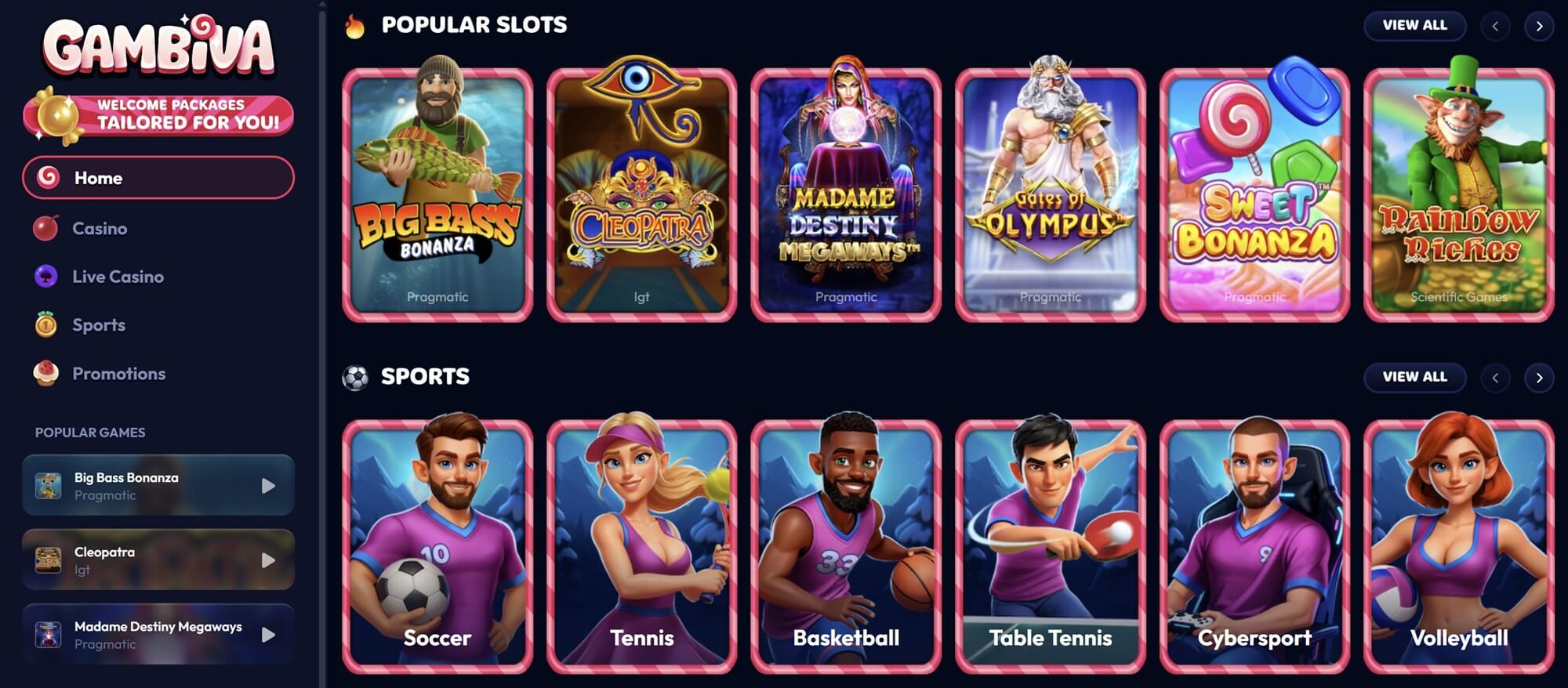 gambiva casino slots