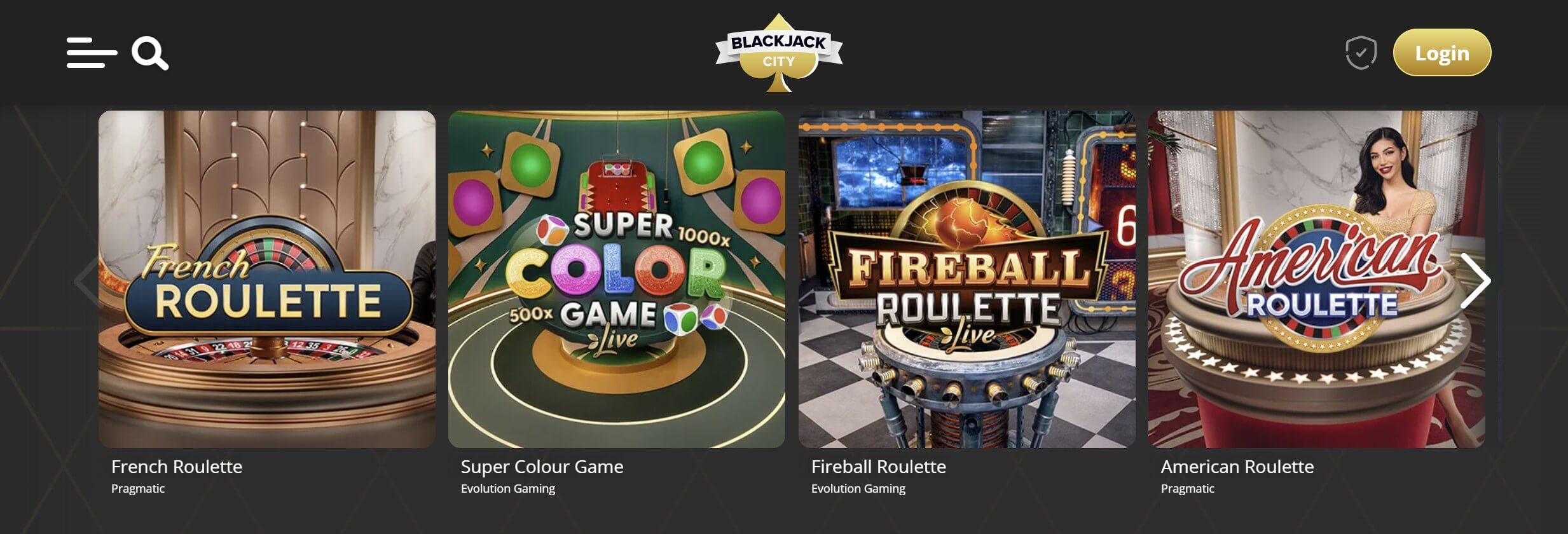 game shows at blackjack city casino