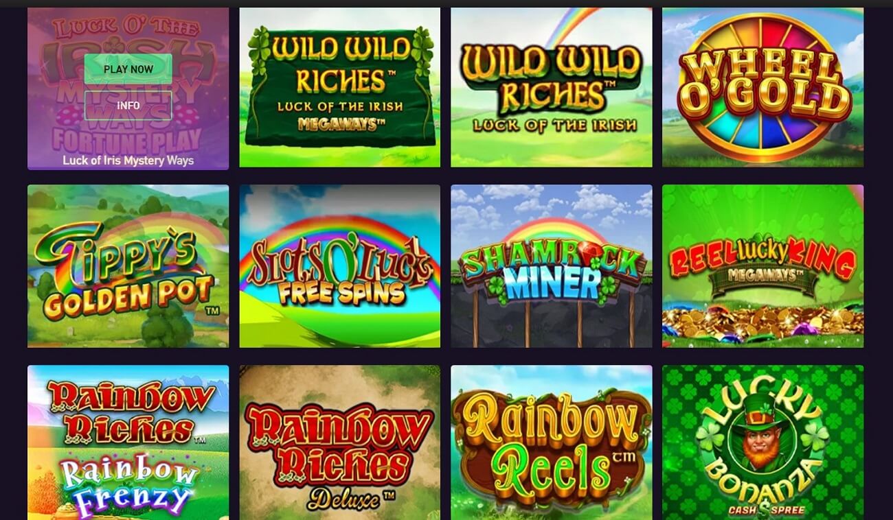 cosmic spins irish themed online slots