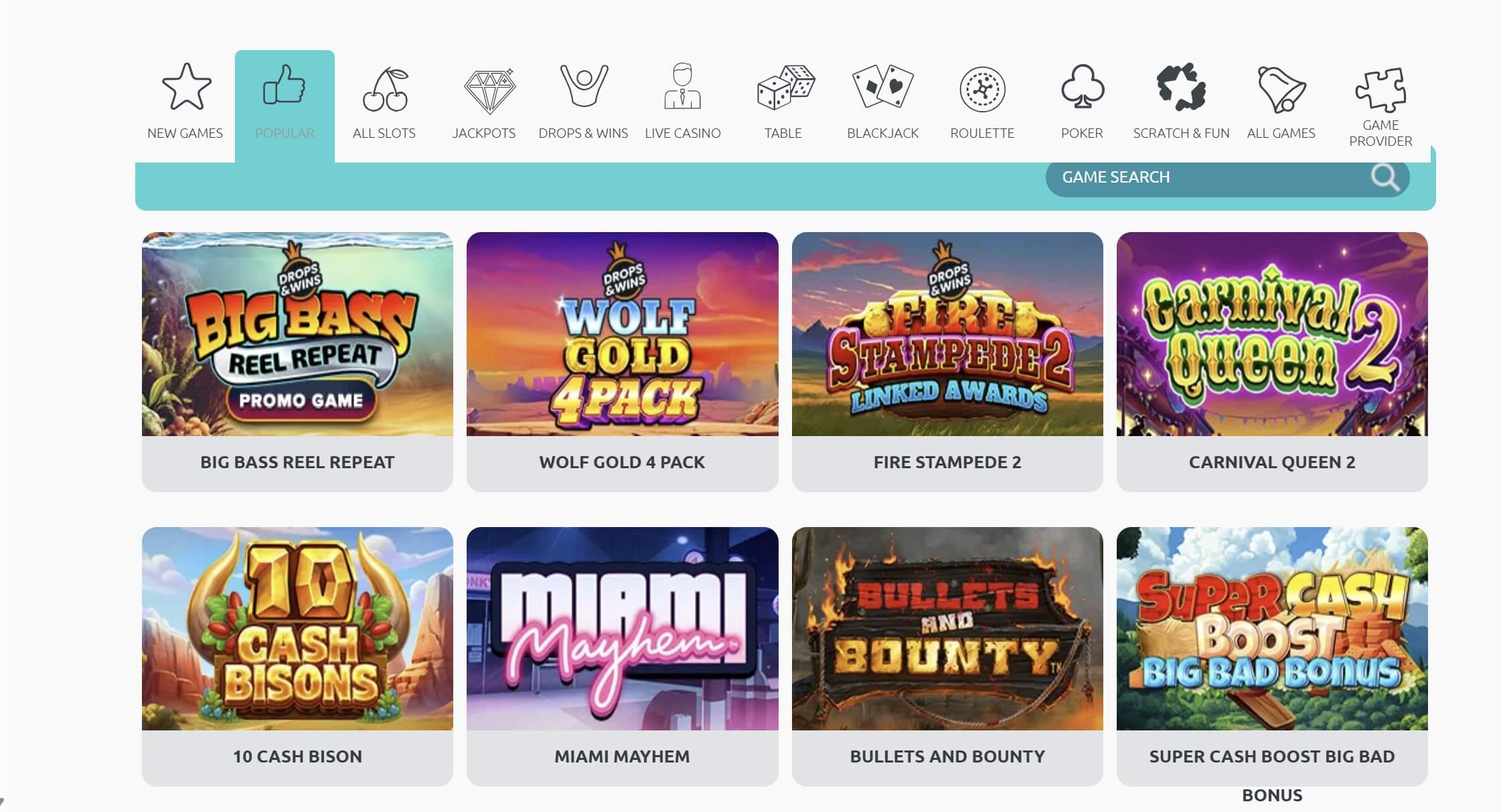 slots at miami dice