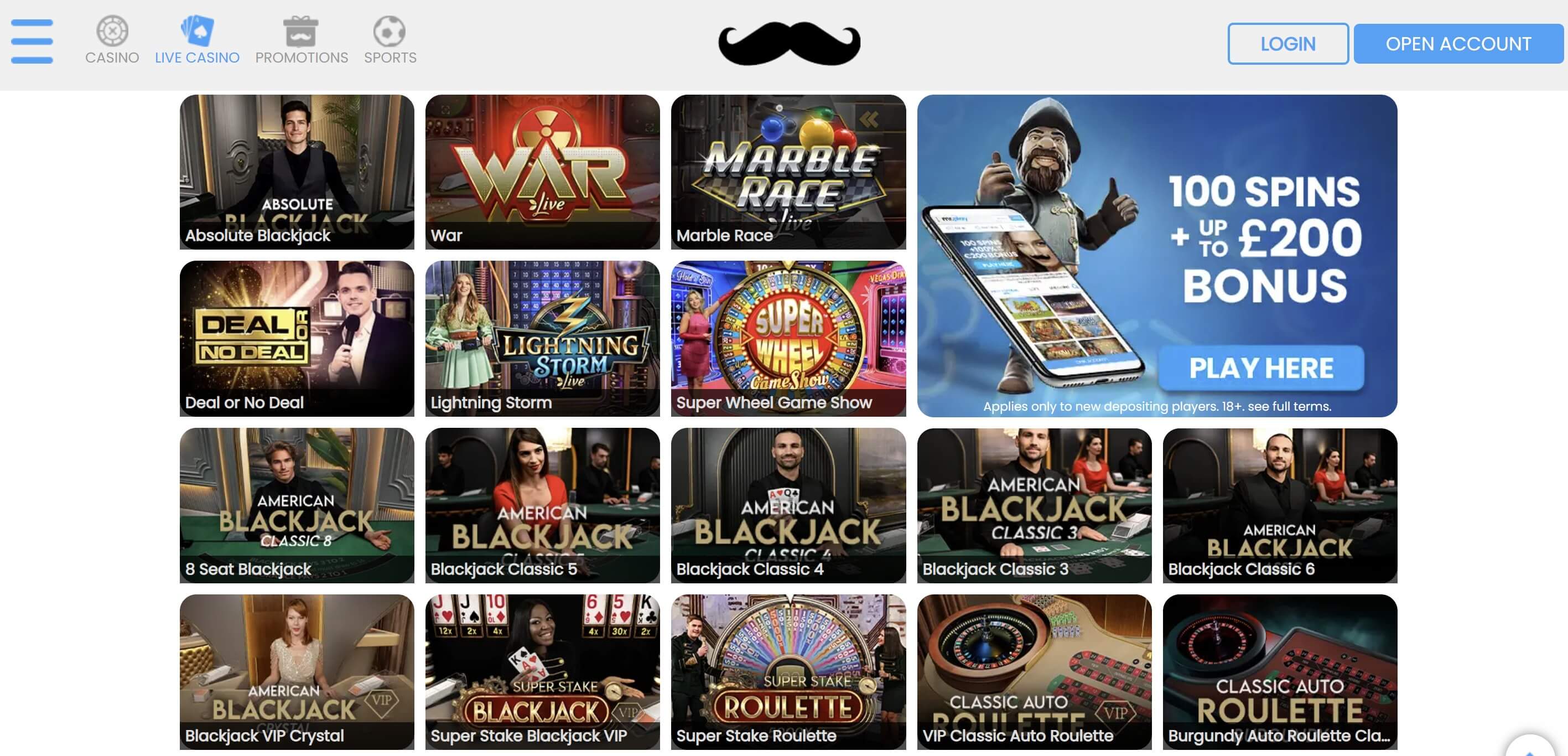mr play casino live games