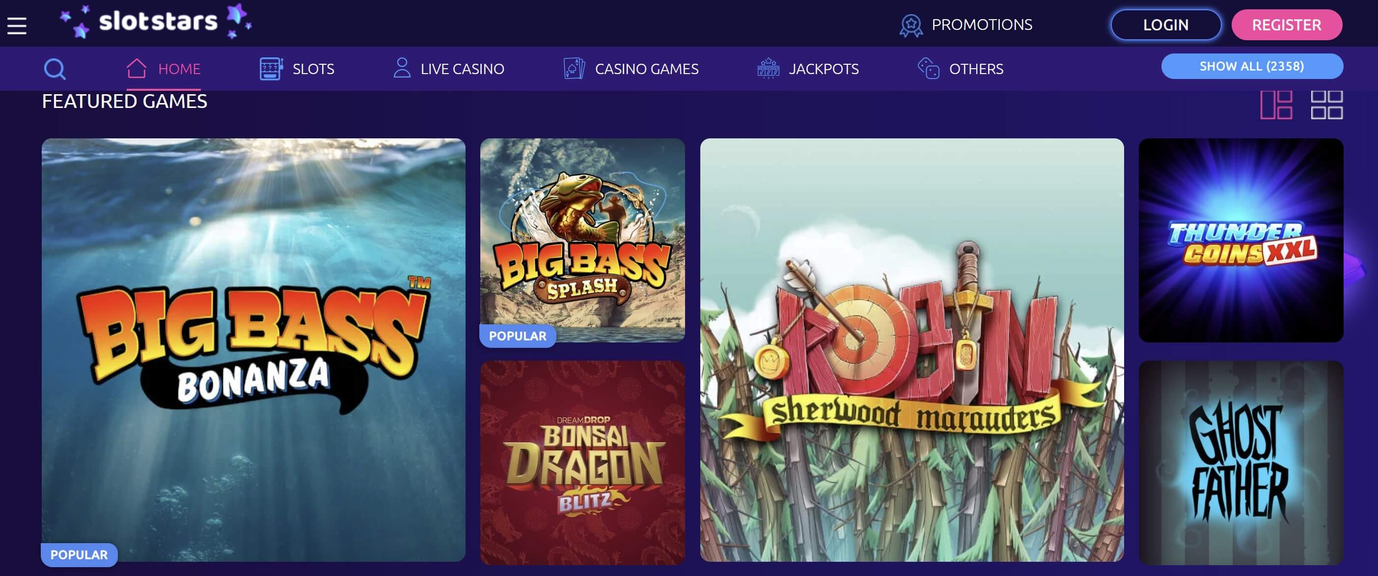 slotstars casino slots library